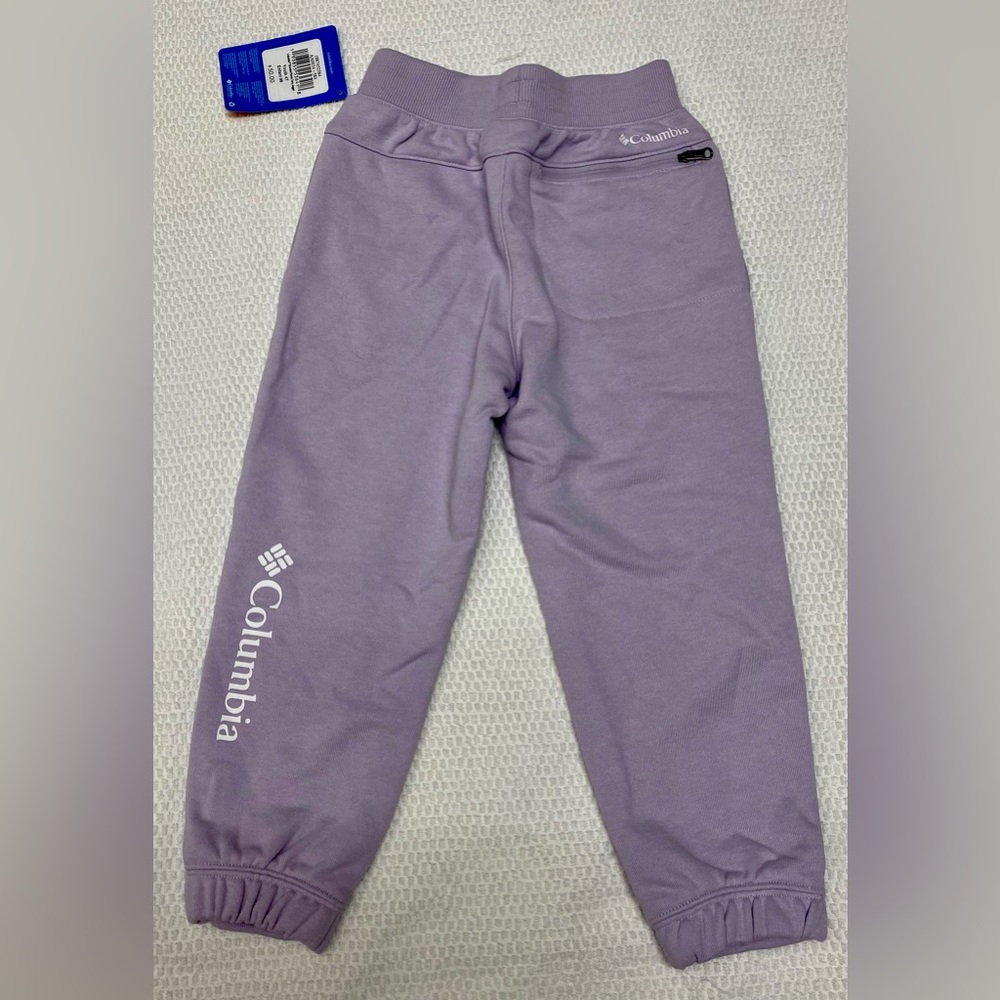 Girls Colombia sweatpants purple brand new 4T